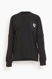 Sacai x Carhartt Long Sleeve T-Shirt in Black – Hampden Clothing