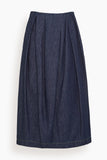 Dries Van Noten Sonista Skirt in Indigo