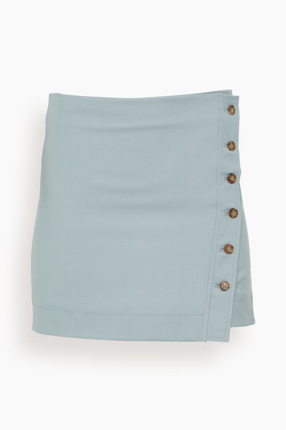 Loulou Studio Skirts Mahaz Asymmetric Skirt in Foam Green