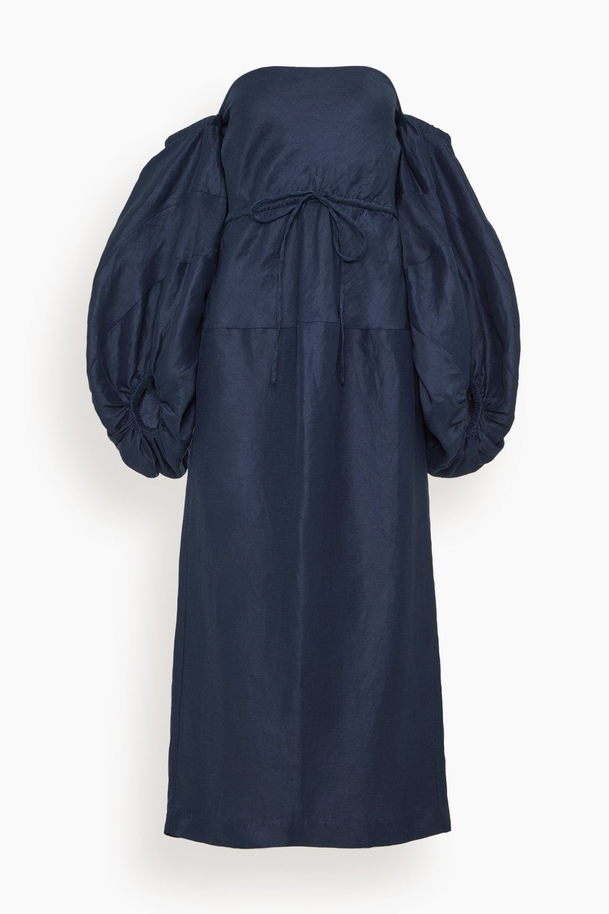 Rosie Assoulin - Rosie Assoulin Balloon Sleeve Dress in Navy 2 Rosie Assoulin - Rosie Assoulin Balloon Sleeve Dress in Navy 2