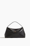 Toteme Top Handle Bags T-Lock Leather Top Handle in Black Toteme T-Lock Leather Top Handle in Black