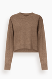 Loulou de Saison Anzor V-Neck Sweater in Nutmeg
