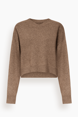 Anzor V-Neck Sweater in Nutmeg