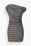 Staud Phare Mini Dress in Huntington Stripe