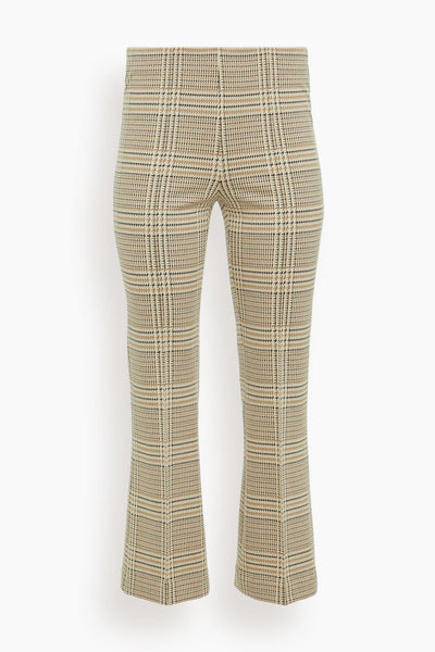 Irina Ponte Kick Flare Pant in Tan Multi