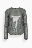 Isabel Marant Hilda Top in Gunmetal