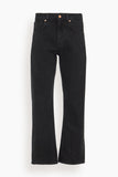 Bite Studios Curved Organic Cotton Denim Jean in Washed Black