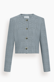 Tanya Taylor Lois Blazer in Black/White