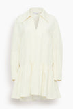 Apiece Apart Romana Mini Dress in Cream