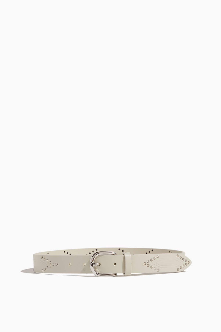 Isabel Marant Belts Telly Belt in Chalk/Silver