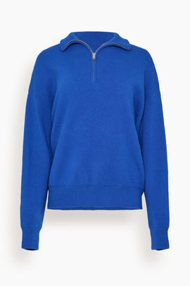 Hudson Cashmere Sweater in Cobalt