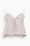 Sea Tops Emmet Poplin Tank Top in Lilac Emmet Poplin Tank Top in Lilac