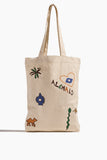 Alemais Maroc Library Tote in Ivory
