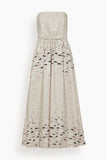 Bernadette Bodette Dress in Polka Clouds