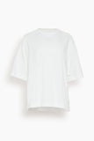 Tanaka Tops The Boxy Tee in White The Boxy Tee in White