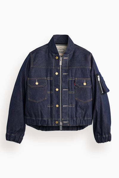 Levis Blouson Jacket in Indigo