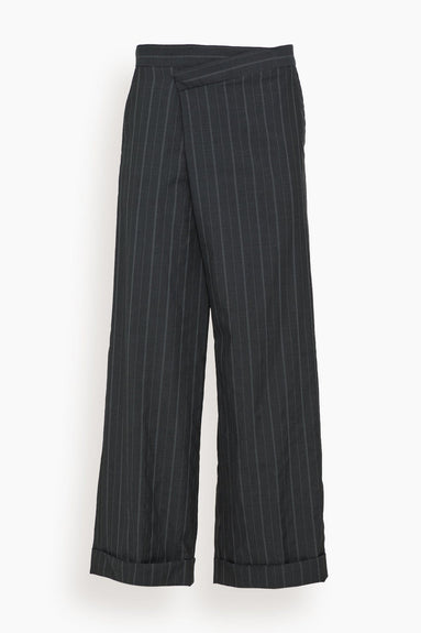 WE-AR4 Pants The Lounge Trouser in Charcoal Stripe WE-AR4 The Lounge Trouser in Charcoal Stripe