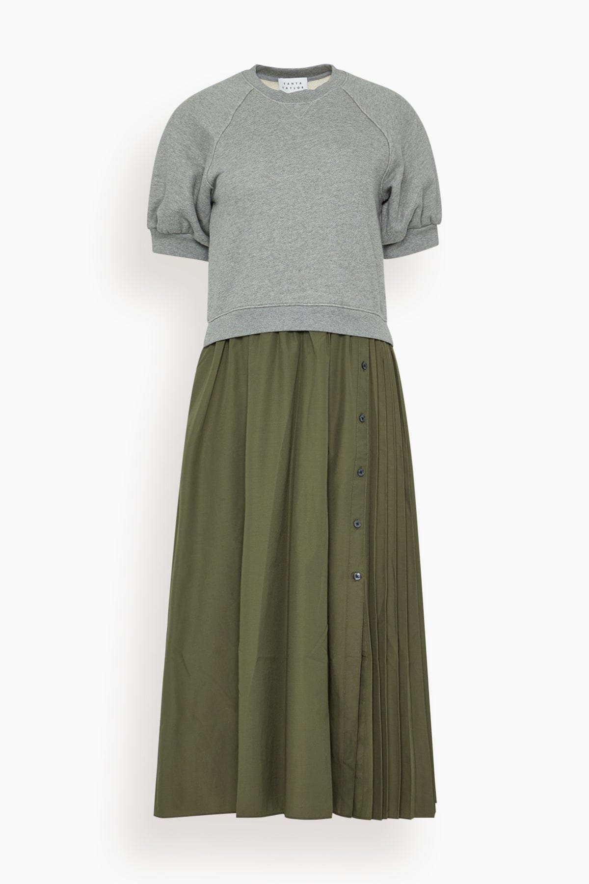 Tanya Taylor Shayna Dress in Heather Gray