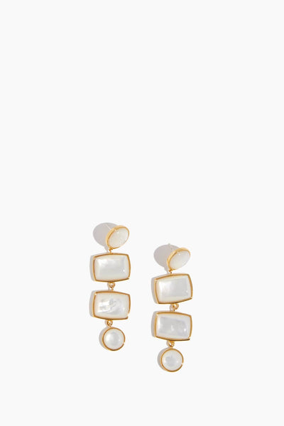 Casablanca Earrings in White
