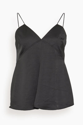 Elise Spaghetti Strap Cami in Black