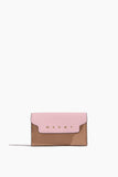 Marni Card Case in Cinder Rose/Pompei/Chocolate
