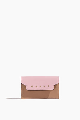 Card Case in Cinder Rose/Pompei/Chocolate