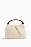 Dries Van Noten Crisp Leather Bag in Pearl
