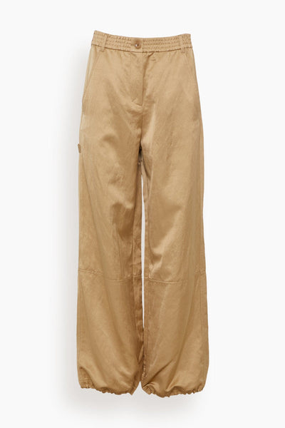 Slouchy Coolness Cargo Pant in Warm Beige