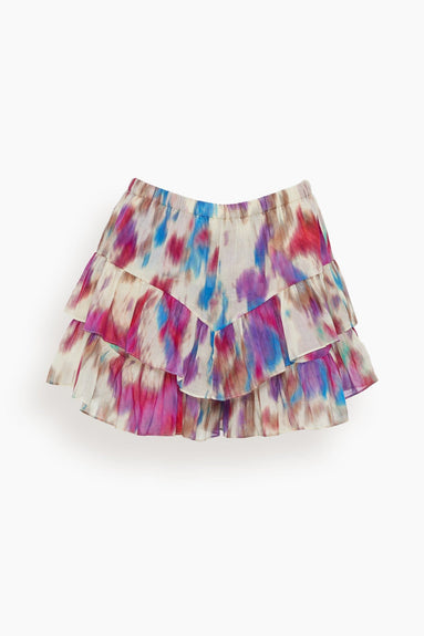 Etoile Isabel Marant Skirts Jocadia Skirt in Beige/Raspberry