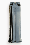 Hellessy Saito Jeans in Medium Wash//Black