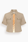 Hellessy Brook Shirt in Beige Wash