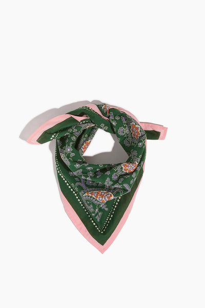 Provencal Paisley Print Bandana in Croft Green
