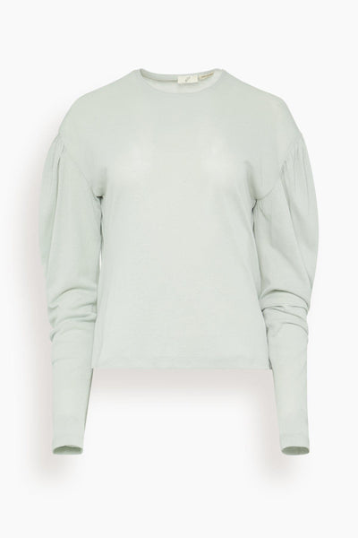 Dropped Shoulder Top in Stone Blue