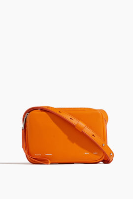 Watts Leather Camera Bag in Tangerine
