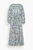 Ulla Johnson Seraphina Long Sleeve Dress in Ciel