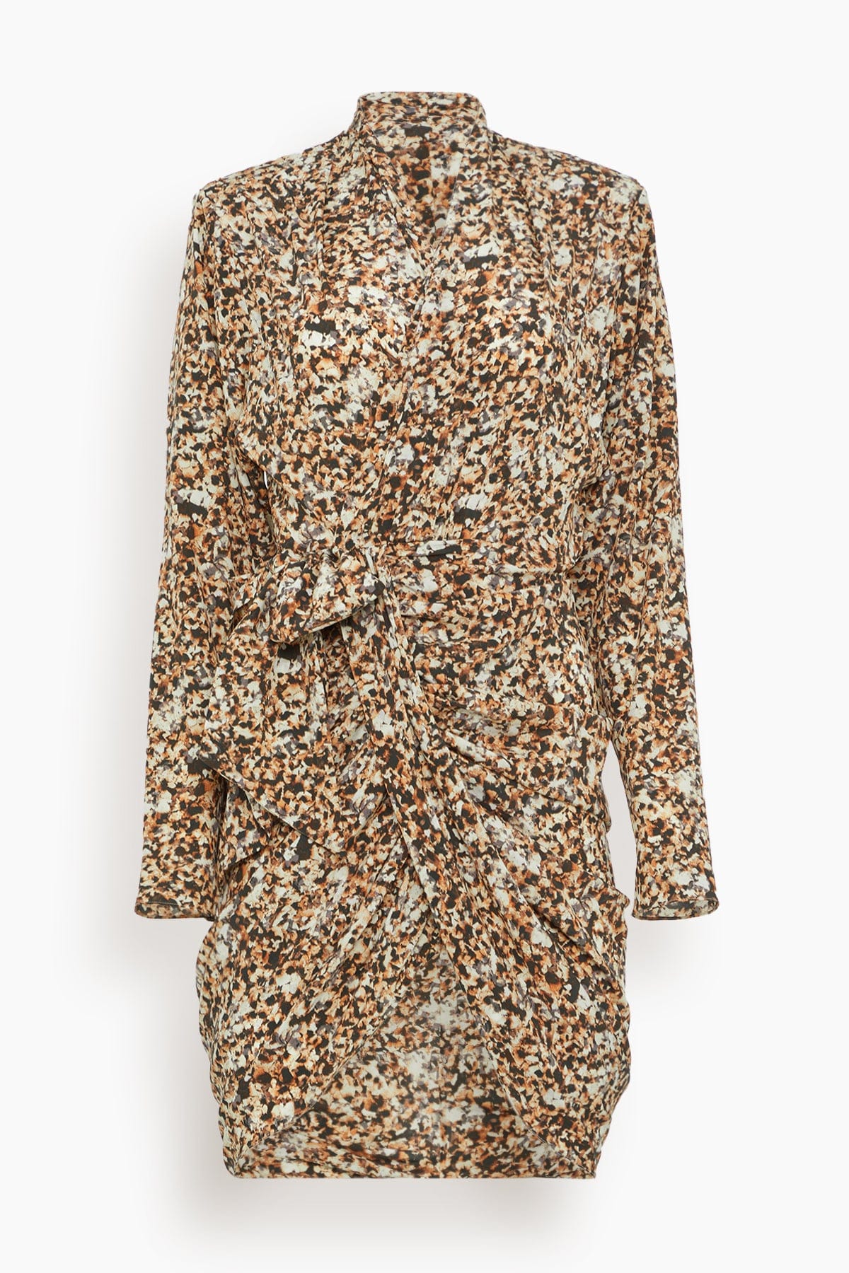 【送料&関税込】Isabel Marant Cleora Long-sleeved Dress Isabel Marant Cleora Dress in Ochre/Ecru – Hampden Clothing
