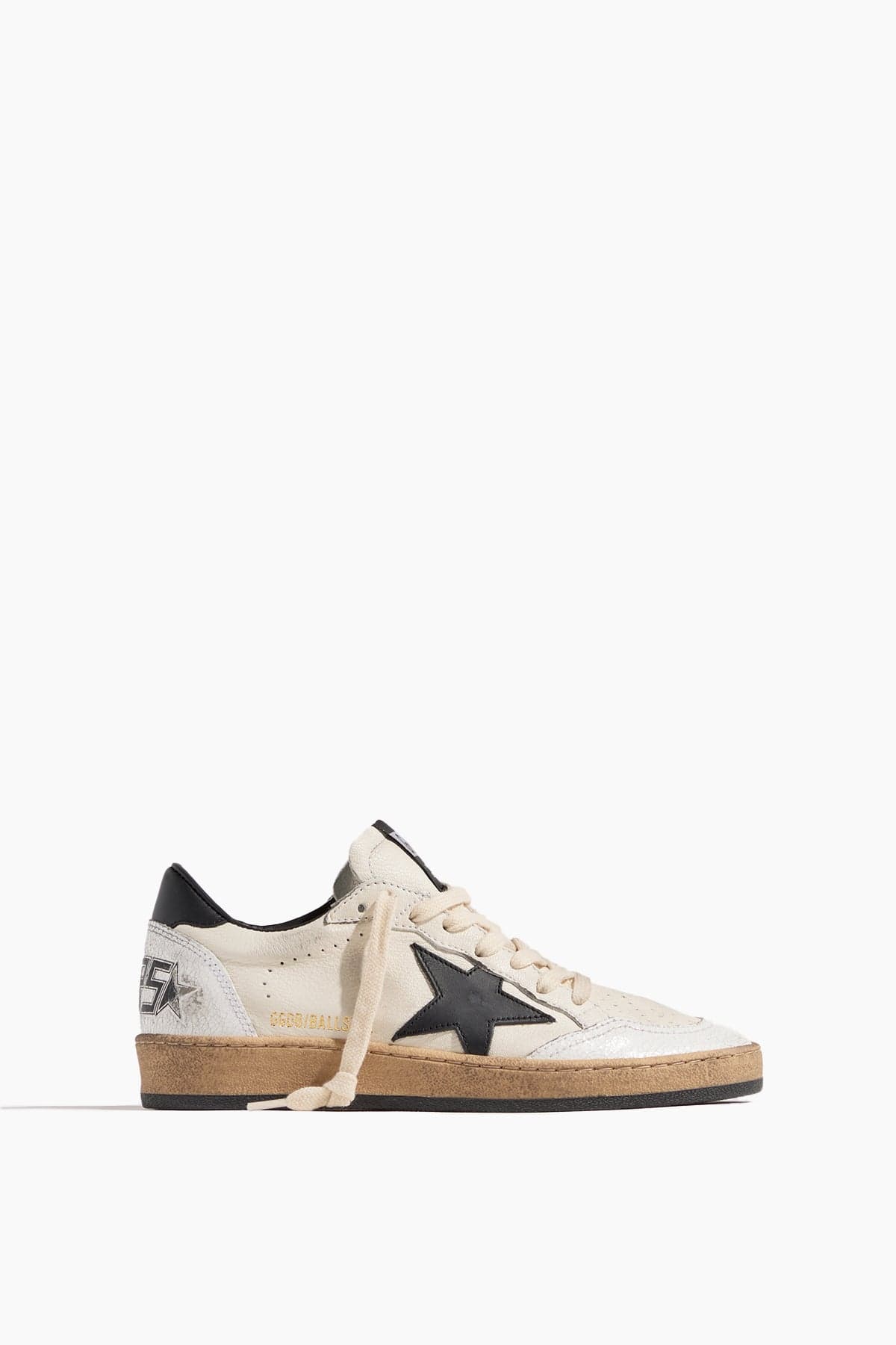 Golden Goose Low Top Sneakers Ball Star Sneaker in White/Black Golden Goose Ball Star Sneaker in White/Black