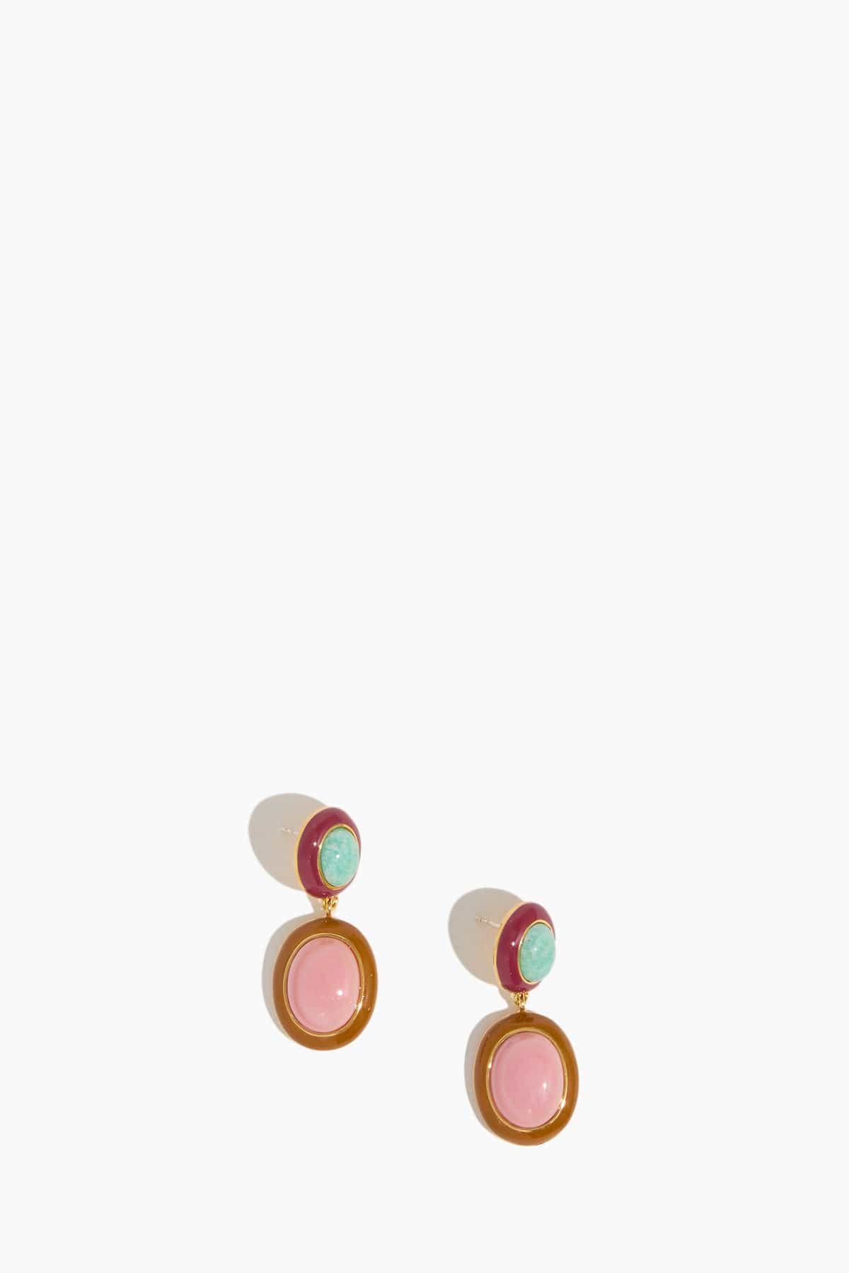 Lizzie Fortunato Earrings Papaya Earrings in Pink Multi Lizzie Fortunato Papaya Earrings in Pink Multi