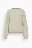 Loulou Studio Sweaters Ropo Sweater in Stone Melange Ropo Sweater in Stone Melange