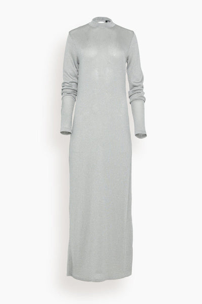Harlow Lurex Dress in Silver