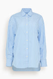 Maria McManus Tunic Shirt in Sky Blue Stripe