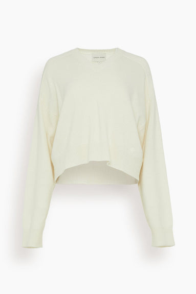 Loulou Studio Sweaters Anzor Sweater in Ivory Loulou Studio Anzor Sweater in Ivory