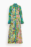 Alemais Dresses Yvette Shirtdress in Multi