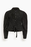 Hunter Bell Murphey Jacket in Noir Suede