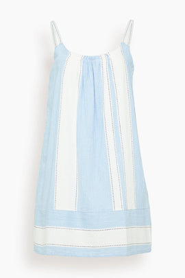 Zina Swing Dress in Debre Sky