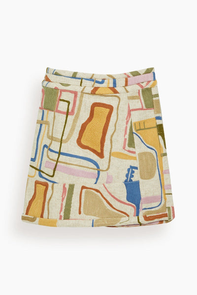 Powell Skirt in Montauk Tapestry