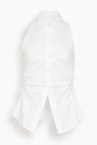 Tanya Taylor Hannah Top in Optic White