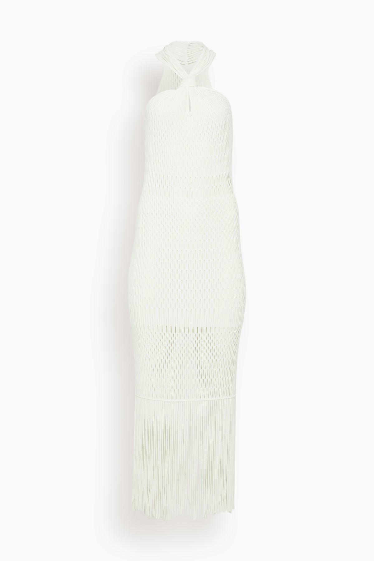 Simkhai Sanchez Midi Dress in Ivory