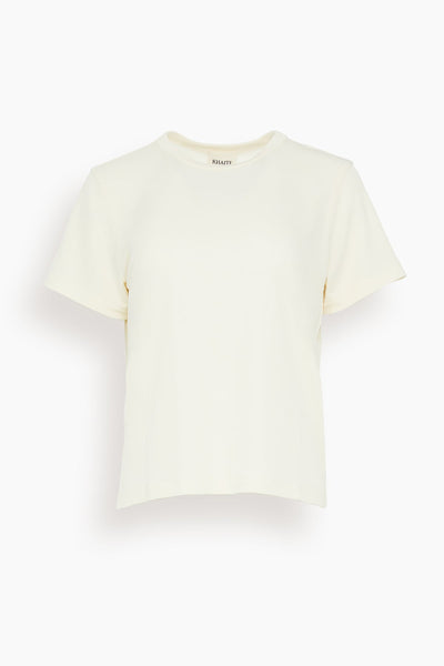 Emmylou Tee Shirt in Cream