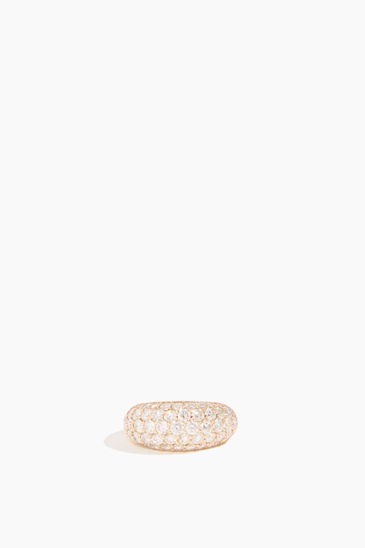 The Finest Stack Gilded Age Cocktail Ring in 14k Yellow Gold